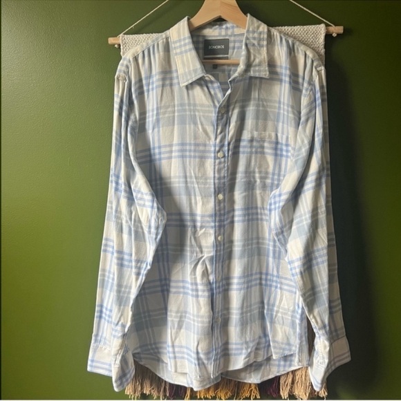 Bonobos Soft Brushed Cotton Slim Plaid Flannel 2XL - Picture 6 of 7